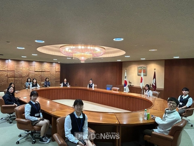 경북교육청, 경북 학생단 일본 히로시마현 방문