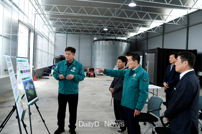 최기문 영천시장, 스마트팜 조성현장 점검 실시