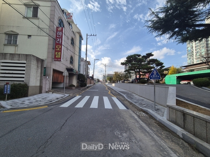 문경시, 보행안전 취약구간 인도 개설 완료!