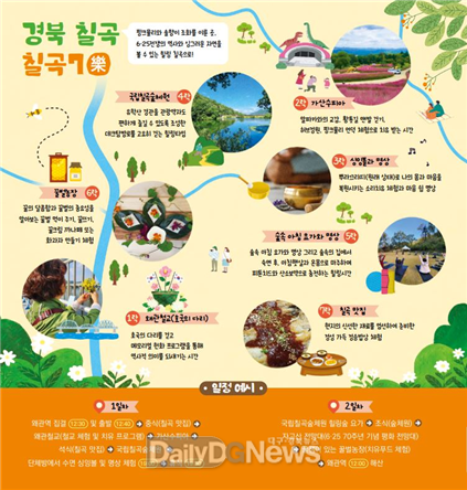 칠곡 지역명소에서 즐기는 7가지 즐거움 ‘칠곡7樂’