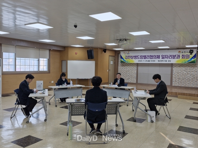 김천상생드림밸리협의체 일자리창출분과 회의