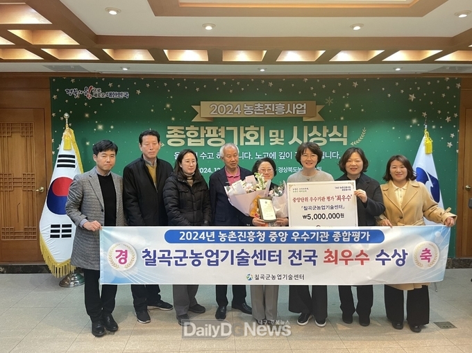 농가소득 증대 및 지역경제 활성화 노력의 성과 인정받아