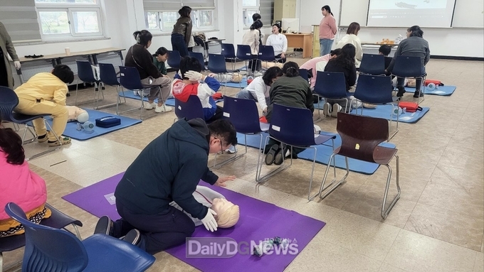 경북교육청, 6주간 삼대(三代)가 함께하는 심폐소생술 교육 진행