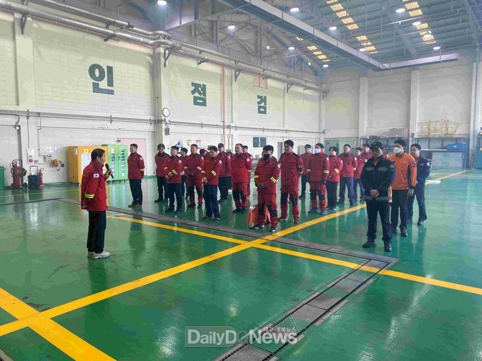 안동산림항공관리소, 합동 소방훈련 실시