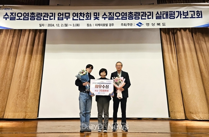 의성군, 경상북도 수질오염총량관리 실태평가 최우수상 수상