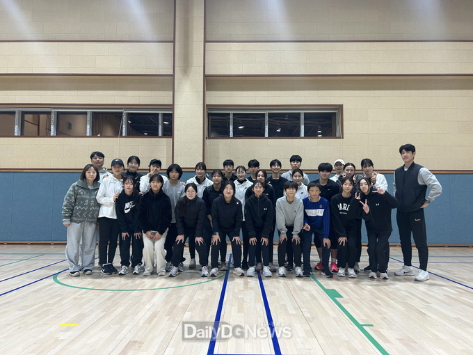 관내 초·중등 선수 대상 재능기부를 통해 육상 꿈나무 응원