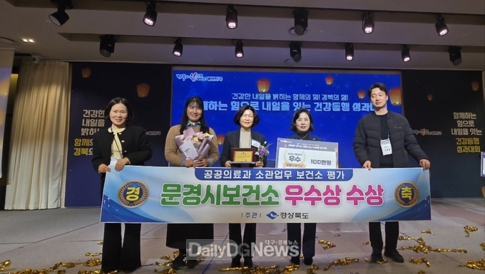 문경시보건소, 2024년 공공의료과 업무 평가 ‘우수상’ 수상