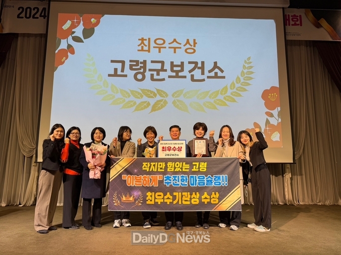 고령군정신건강복지센터, 경북도 정신건강 및 자살예방 ‘최우수기관’ 수상