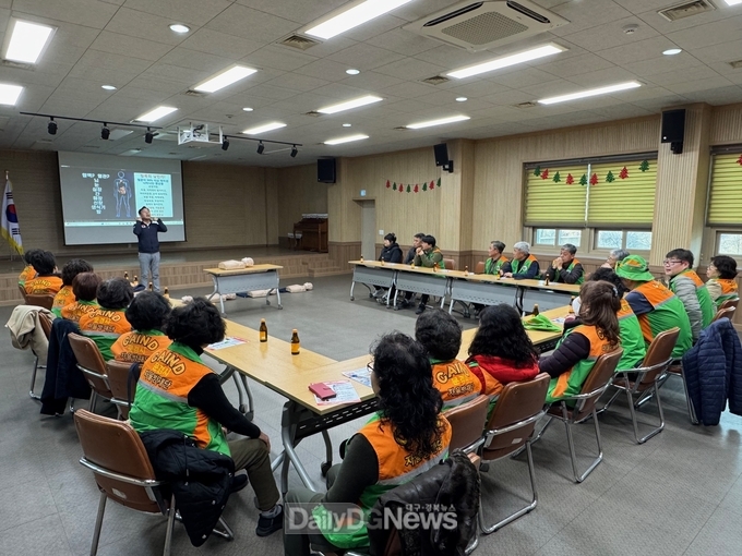 문경시, 2024년 자율방재단 하반기 재난안전교육 실시