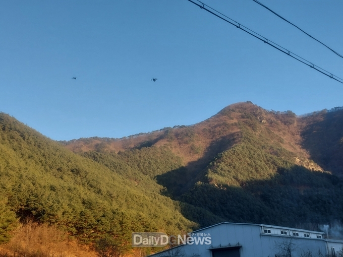 119산불특수대응단, 스마트 시스템 이용한“드론 활용”산불 예방 추진