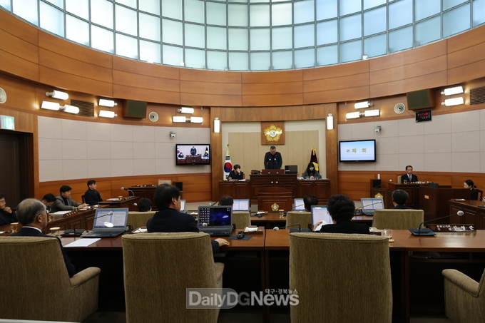 봉화군의회, 제268회 정례회 폐회