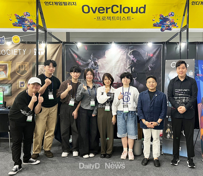 계명대학교 영상애니메이션과 학생들이 제작한 게임 ‘OVER CLOUD’가 국내 주요 콘텐츠 박람회 3곳에 참가팀으로 연이어 선정됐다. (사진=계명대 제공)