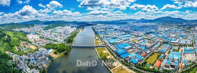 구미시내 전경