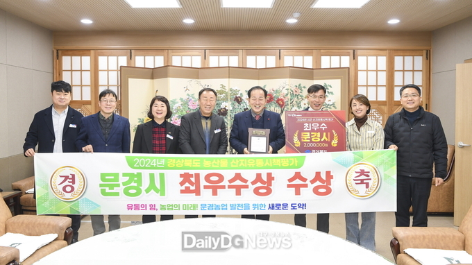 문경시, 경상북도 산지유통시책 평가 최우수!