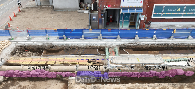 도로 속에 묻힌 ‘상주읍성 북문터’ 찾았다