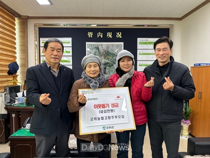군위군, 희망2025나눔캠페인 이웃돕기 성금 기탁 줄이어