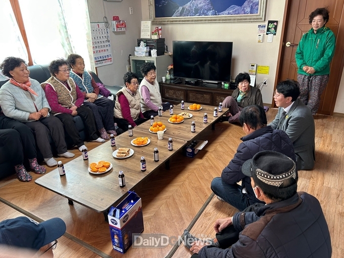 각남면, 2025년 새해맞이 경로당 순회 인사 및 의견 청취