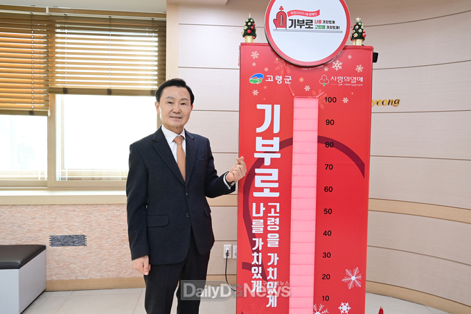 고령군, 뜨거운 열기로 사랑의 온도탑 100℃ 달성