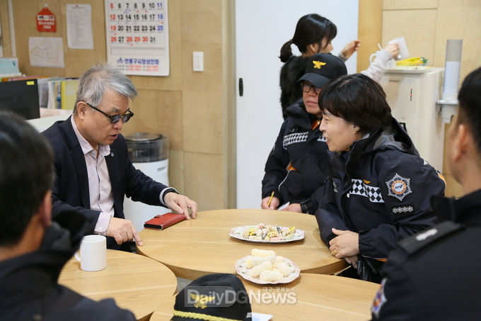 안동소방서, 설 명절 전통시장 화재예방 위한 안전점검 추진