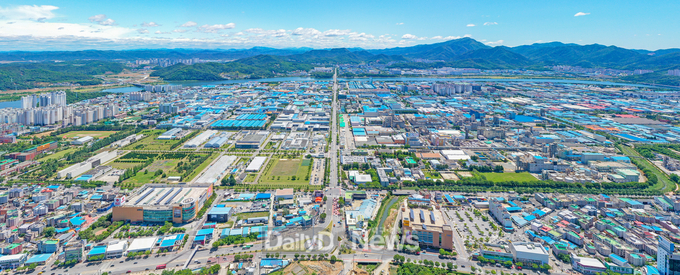 구미시내 전경