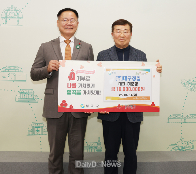 칠곡군, ‘희망2025나눔캠페인’ 동참 줄이어