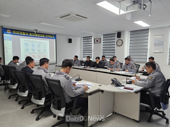 의성署, 1월 범죄예방·대응 전략회의 개최