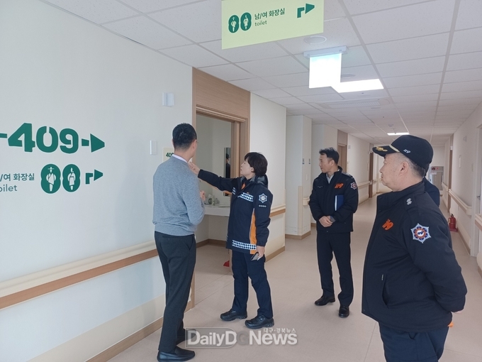 안동소방서, 설 명절 대비 화재취약대상 현장 행정지도