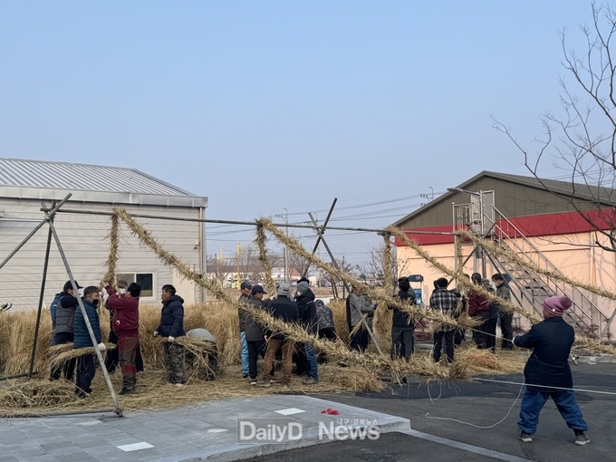 청도군, 정월대보름 민속한마당 도주줄당기기 준비 착착