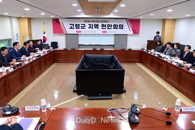 정희용 의원, 고령군과 고령군_지역현안회의