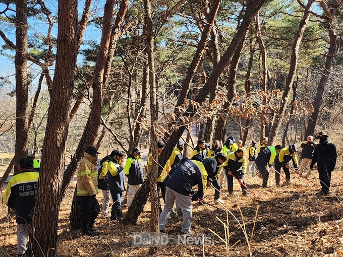 경북소방본부, 전담의용소방대 산불대응역량 강화 교육 실시