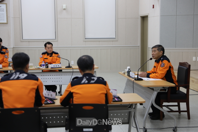 경북소방본부장, 청도소방서 방문하여 소통의 시간 가져