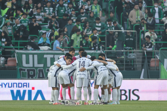 김천상무프로축구단 선수들