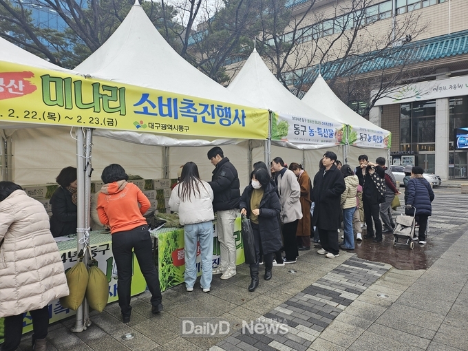 대구 동구청은 오는 6일부터 7일까지 구청 열린마당에서 동구 농·특산물 판매행사를 개최한다. (사진=동구 제공)