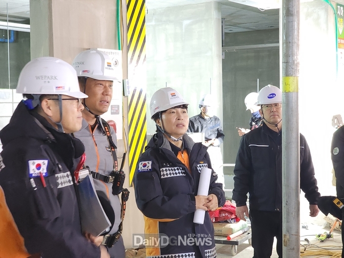 안동소방서, 공사장 화재안전 점검 강화 및“방화문 닫기”캠페인 전개