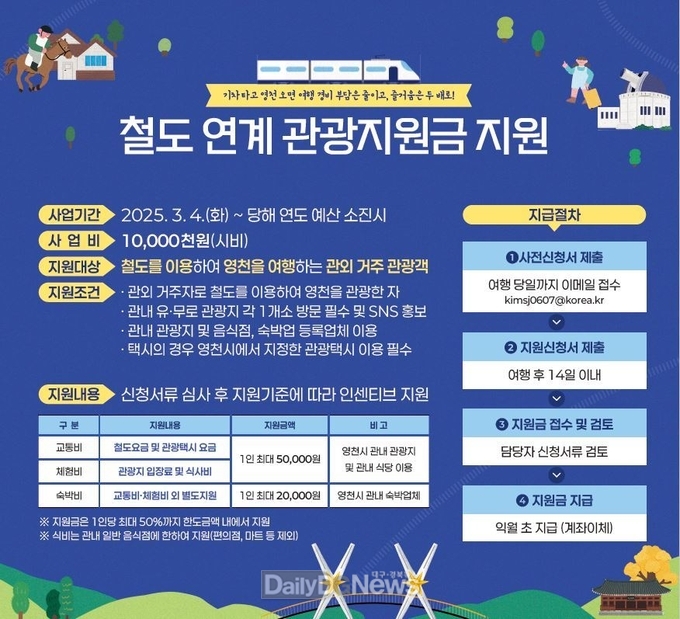  기차 타고 영천 9경 가자!