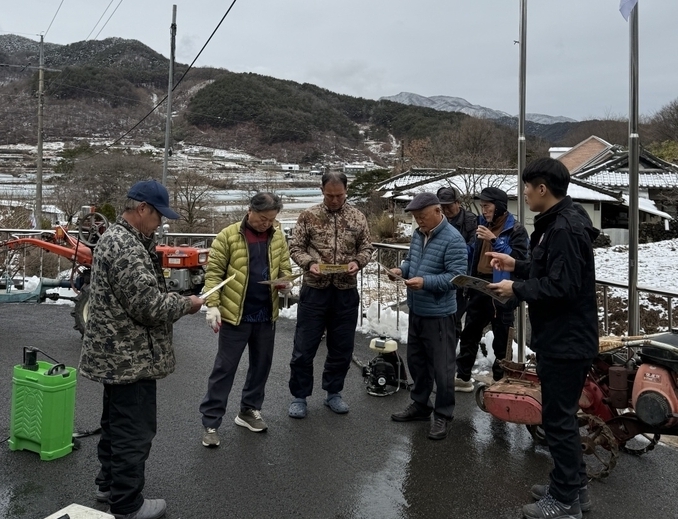 성주군, 찾아가는 농기계 순회수리 및 안전교육 실시