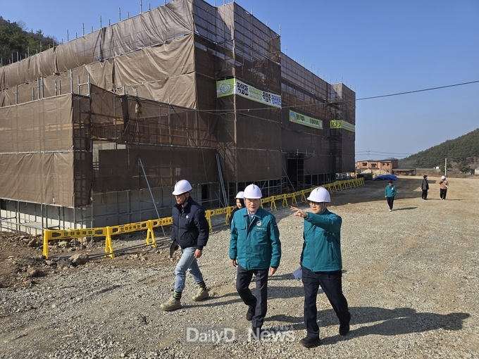 최기문 영천시장, 신성일기념관 건립 현장 방문