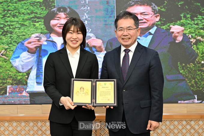군위군, 허미미 유도 국가대표 선수 군위 홍보대사로 위촉!
