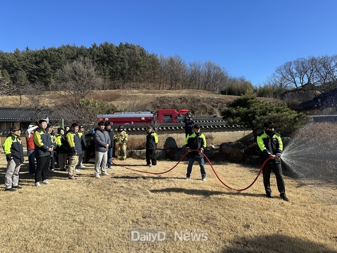 경북소방본부, 실거주 주민 훈련 통한 산불 초기 대응력 확보