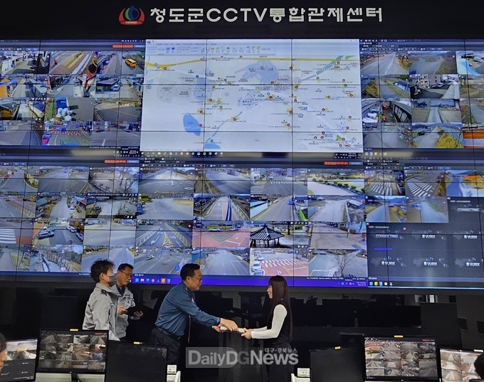 청도서, CCTV관제요원 세심한 관제로 2차 사고 막아