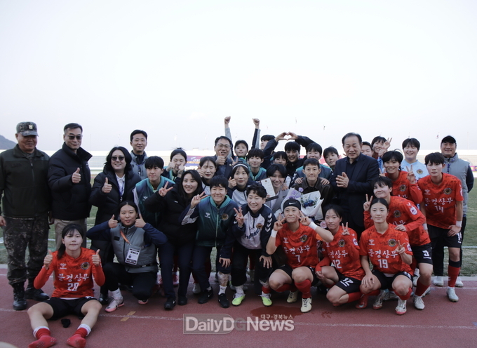 문경상무 여자축구 홈 개막전 승리로 시즌 첫걸음 성공!