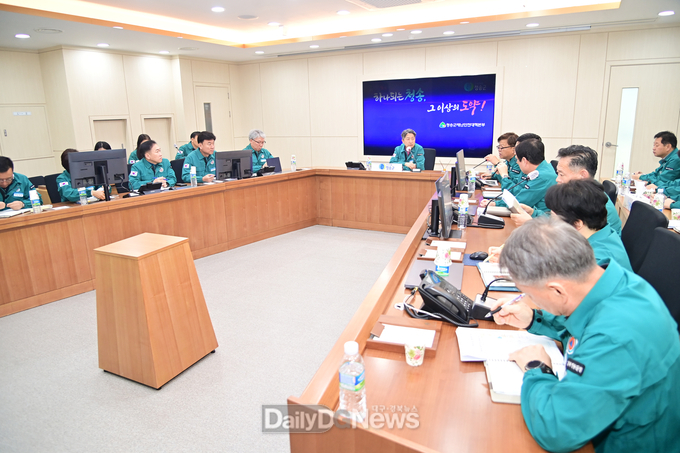 청송군, 산불 대응 비상간부회의 소집 및 총력 대응-비상간부회의