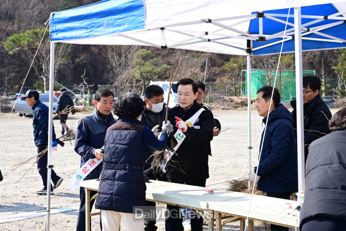 고령군, 나무 나누어주기 행사 실시