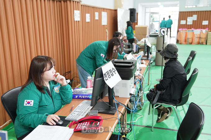 청송군 산불 피해 원스톱 행정지원 접수처 운영