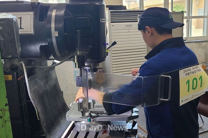 대구시교육청. ‘2024년 대구광역시 기능경기대회’ 참가 모습. (사진=대구시교육청 제공)