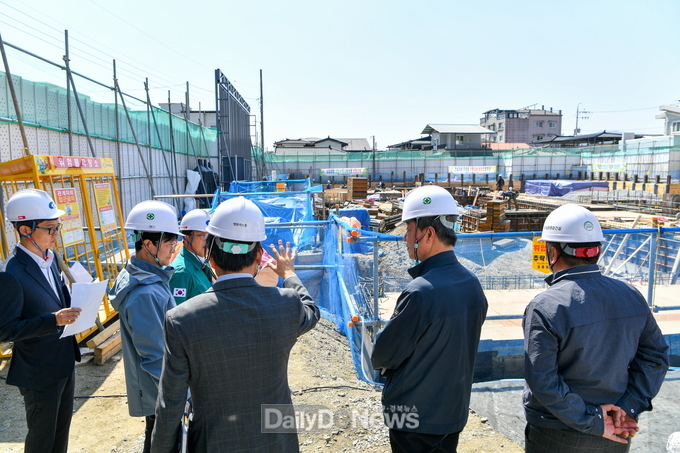 영주시 시민 불편 해소 위한 주요 사업장 점검(더이음 어울림센터)