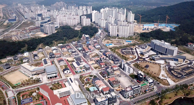 경북도청 신도시 전경