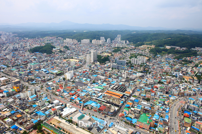 안동시가지 전경
