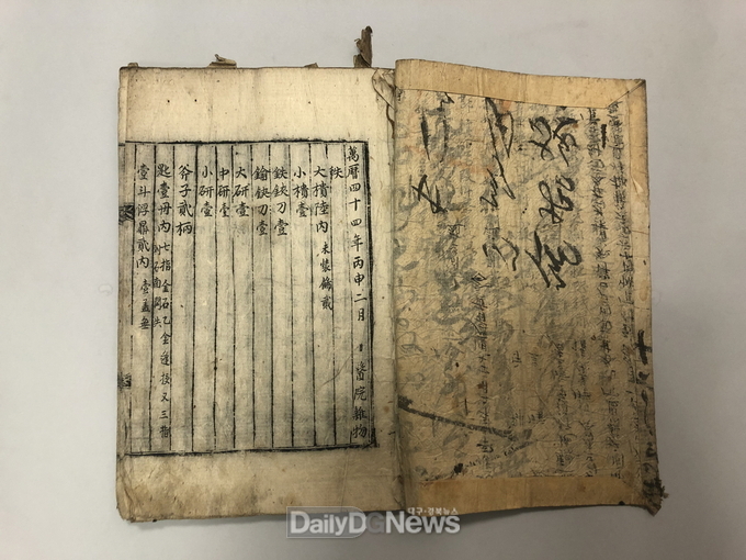 제민루 고문서-의원잡물지