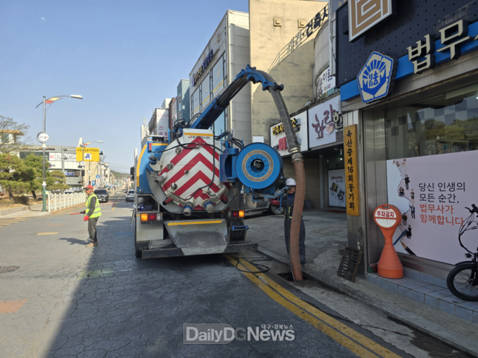 의성군, 본격 우수기 대비 하수도 준설사업 
